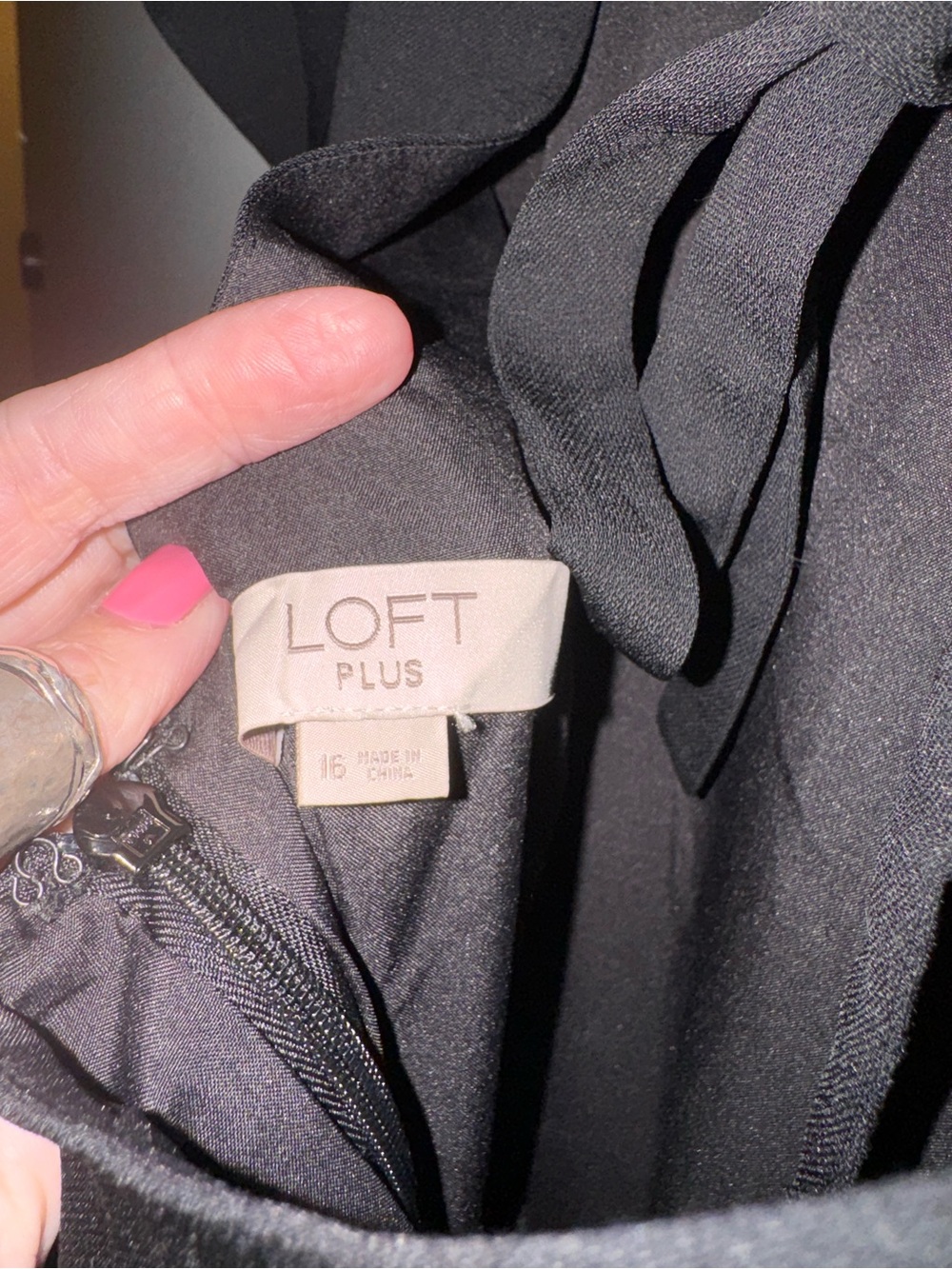 LOFT Plus navy Tailored Women's dress